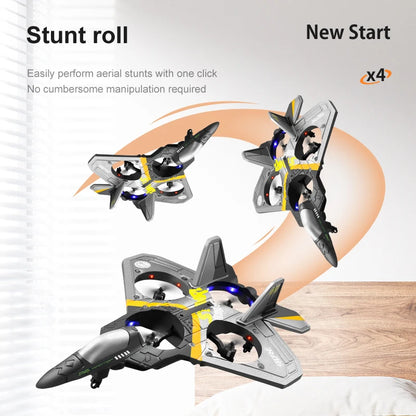 SkyBlitz™ V17 Jet Fighter Stunt RC Airplane ✈️