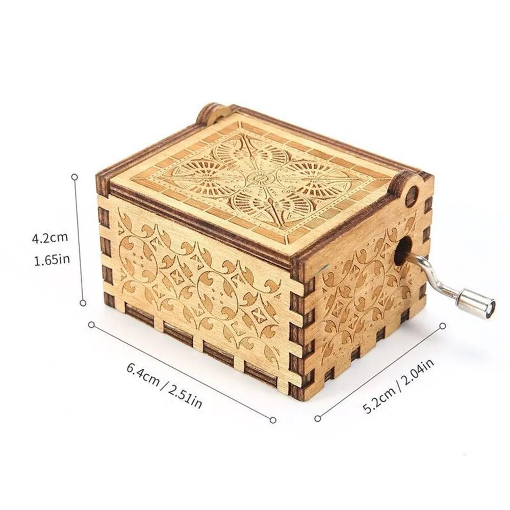 You Are My Sunshine Music Box Wood Carving