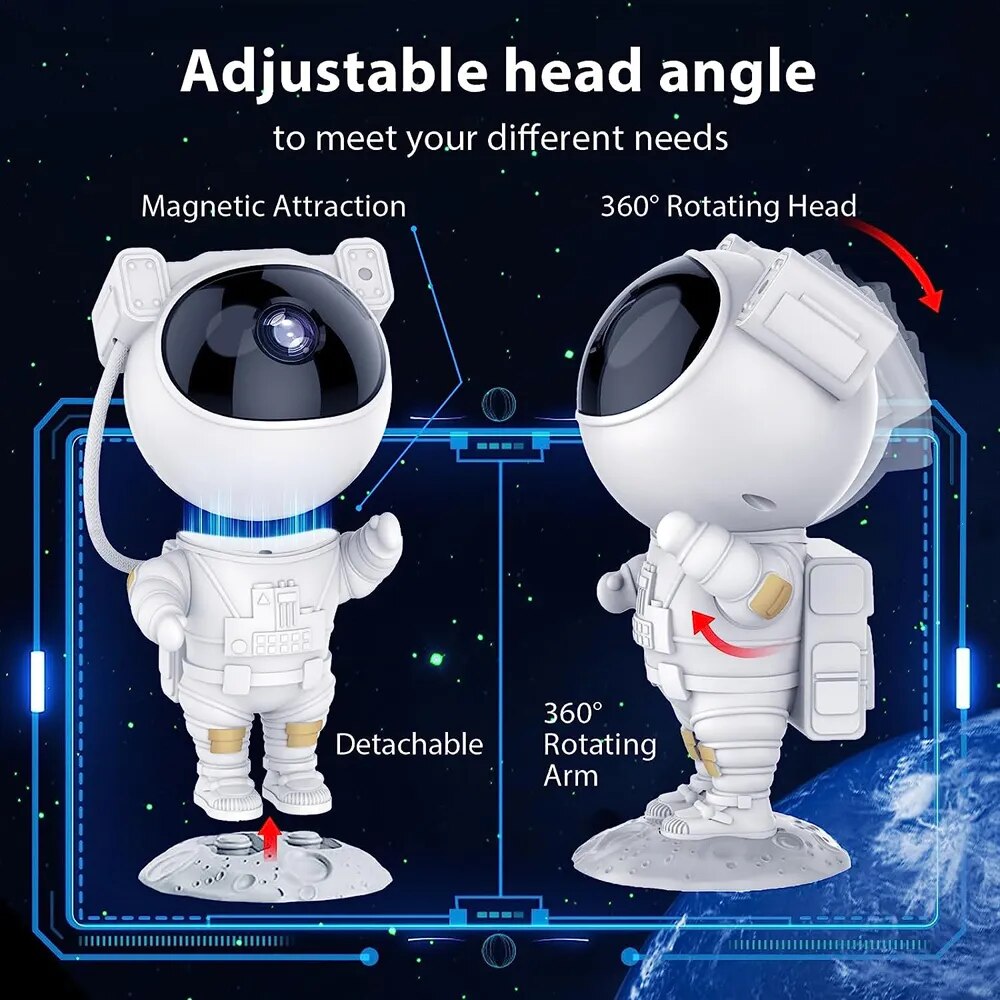 Astronaut Space Star Projector